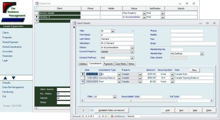 Rental Management Software - Custom Database